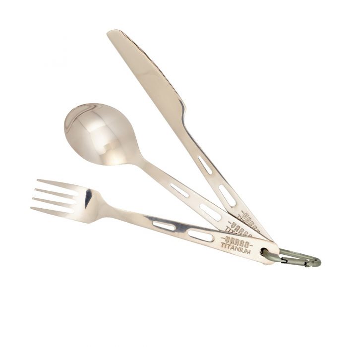 Vargo Titanium Spoon/Fork/Knife Set