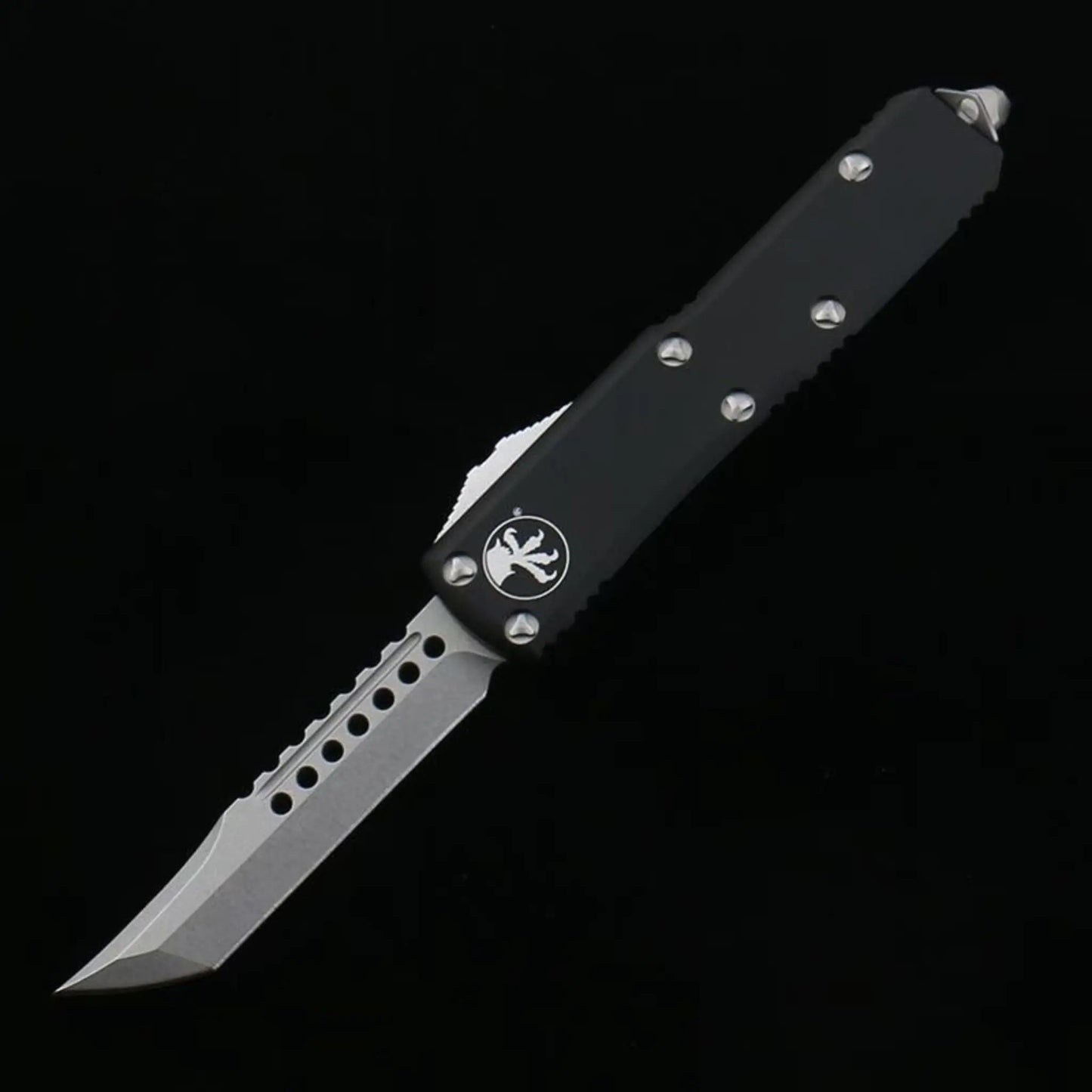 Microtech Black Handle UXT85 OTF Knife