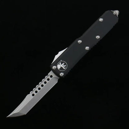 Microtech Black Handle UXT85 OTF Knife