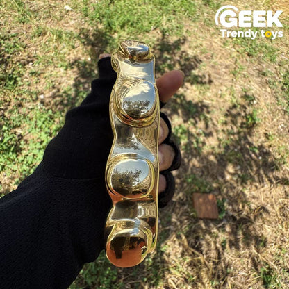 Solid Brass CNC Skull Knuckles