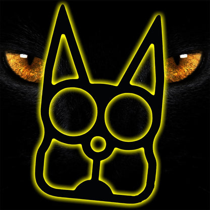 Black Cat Self Defense Keychain