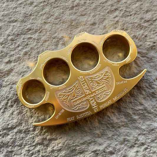 The Third Generation Brass Constantine Knuckle Duster, Hellblazer Four-Finger Knuckle Duster