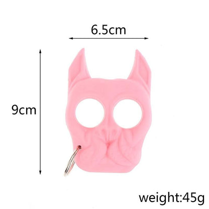 Dog Ears Self Defense Knuckles Keychain