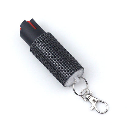 Bling-Jeweled Pepper Spray Self Defense Keychain