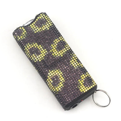 Bling-Jeweled Stun Gun Electroshocker Self Defense Keychain