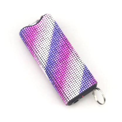 Bling-Jeweled Stun Gun Electroshocker Self Defense Keychain