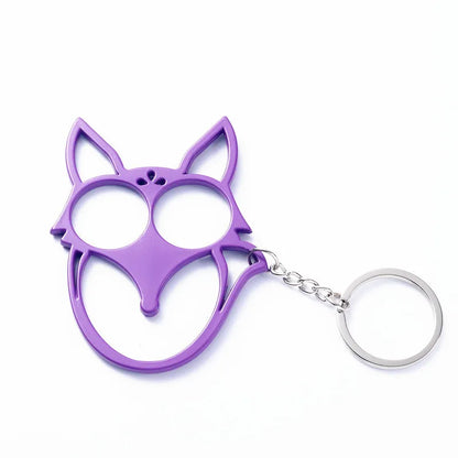 Fox Ears Self Defense Knuckles Keychain