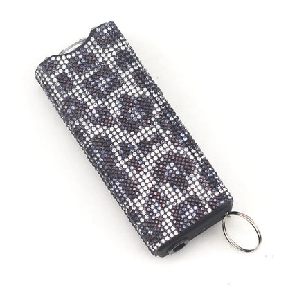 Bling-Jeweled Stun Gun Electroshocker Self Defense Keychain
