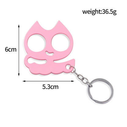 Animal Ears Self Defense Knuckles Keychain
