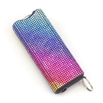 Bling-Jeweled Stun Gun Electroshocker Self Defense Keychain