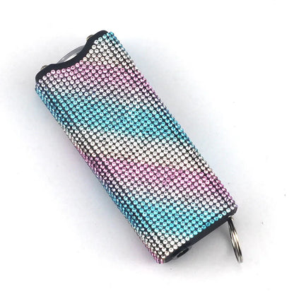Bling-Jeweled Stun Gun Electroshocker Self Defense Keychain