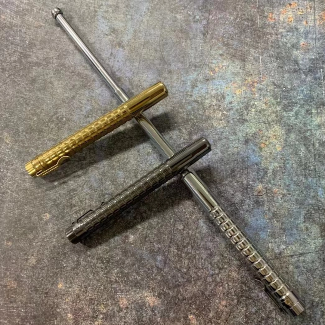 18 Inches Titanium Alloy Expandable Baton for Instant Defense