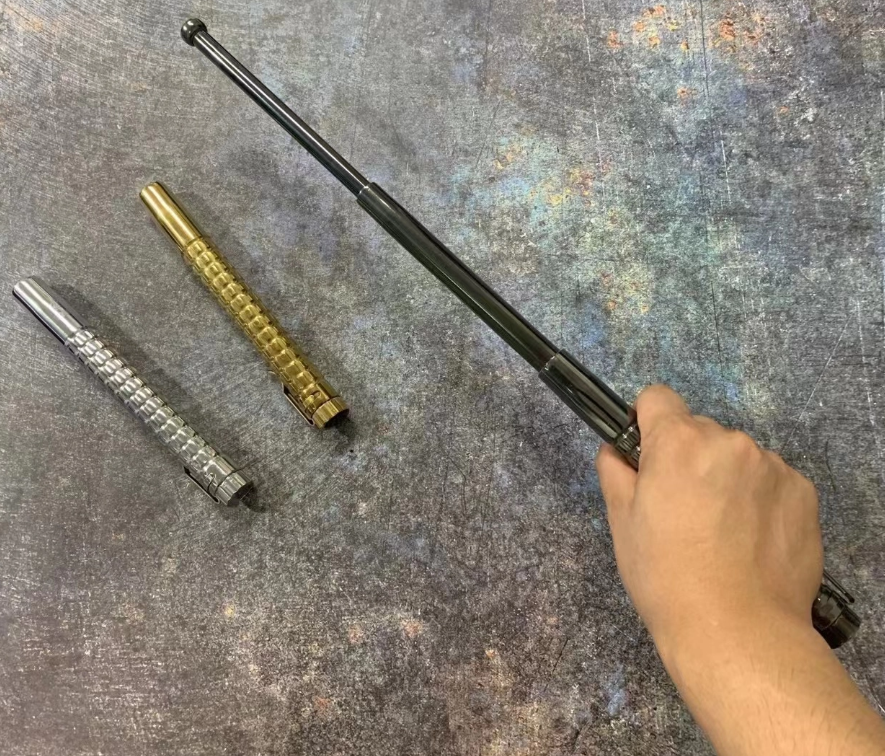 18 Inches Titanium Alloy Expandable Baton for Instant Defense