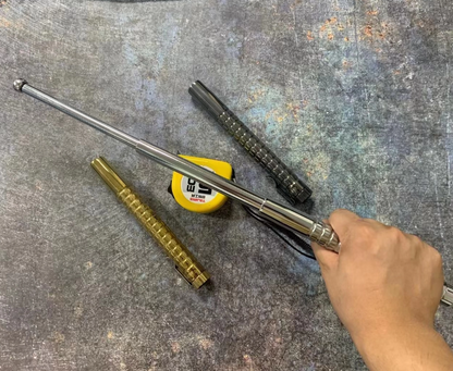 18 Inches Titanium Alloy Expandable Baton for Instant Defense