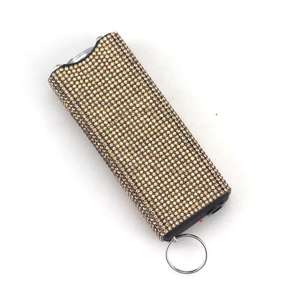 Bling-Jeweled Stun Gun Electroshocker Self Defense Keychain