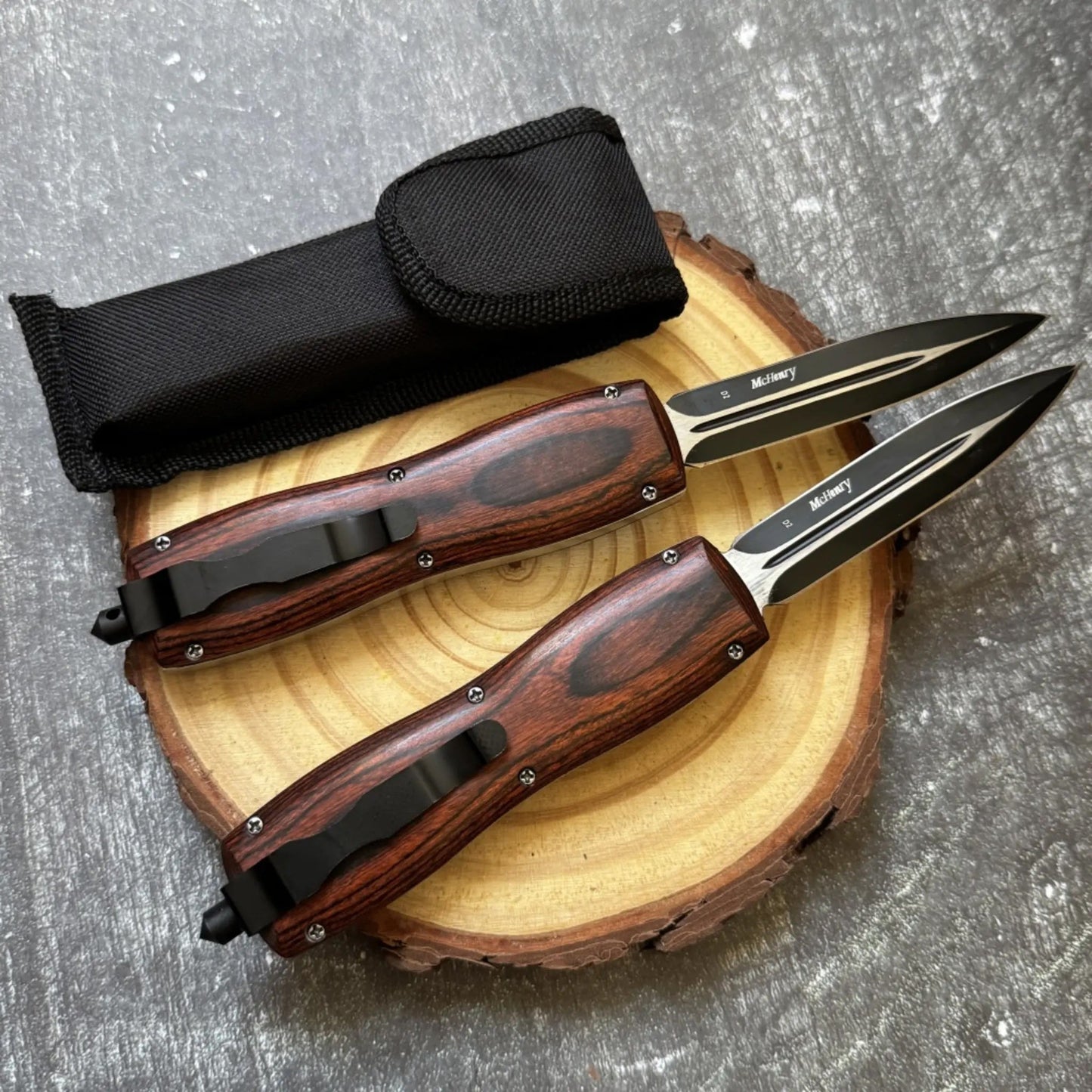 Caimu OTF Hunting Tactical Automatic Knife