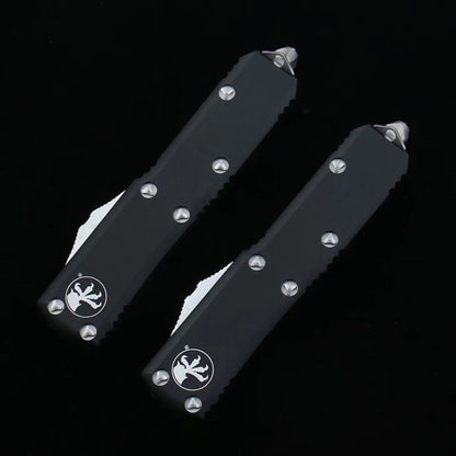 Microtech Black Handle UXT85 OTF Knife