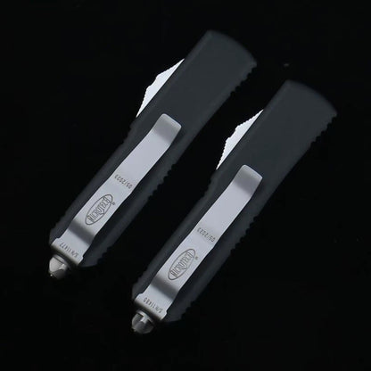 Microtech Black Handle UXT85 OTF Knife